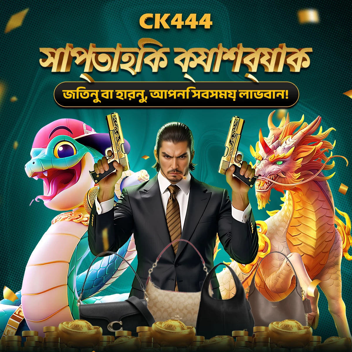 CK444 Coach | বাংলাদেশে অনলাইন ক্যাসিনো ও ক্রিকেট বেটিং + Coach ব্যাগ জেতার সুযোগ